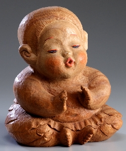 「太子の夢」29.5×23.5×23㎝ 赤楠